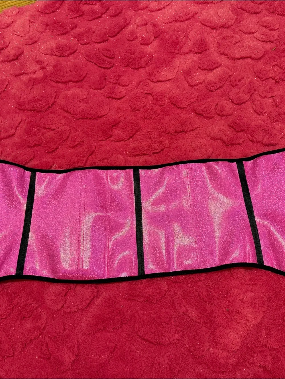 Ann Chery Hot Pink Shimmer Waist Trainer - Picture 4 of 6